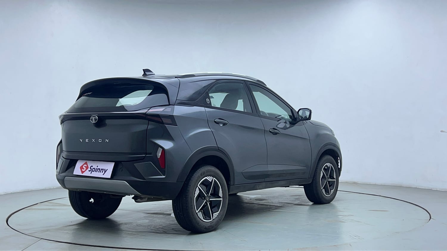 Used 2025 Tata Nexon Fearless Plus S 1.2 Revotron Petrol 7DCA DT Petrol Automatic exterior RIGHT REAR CORNER VIEW