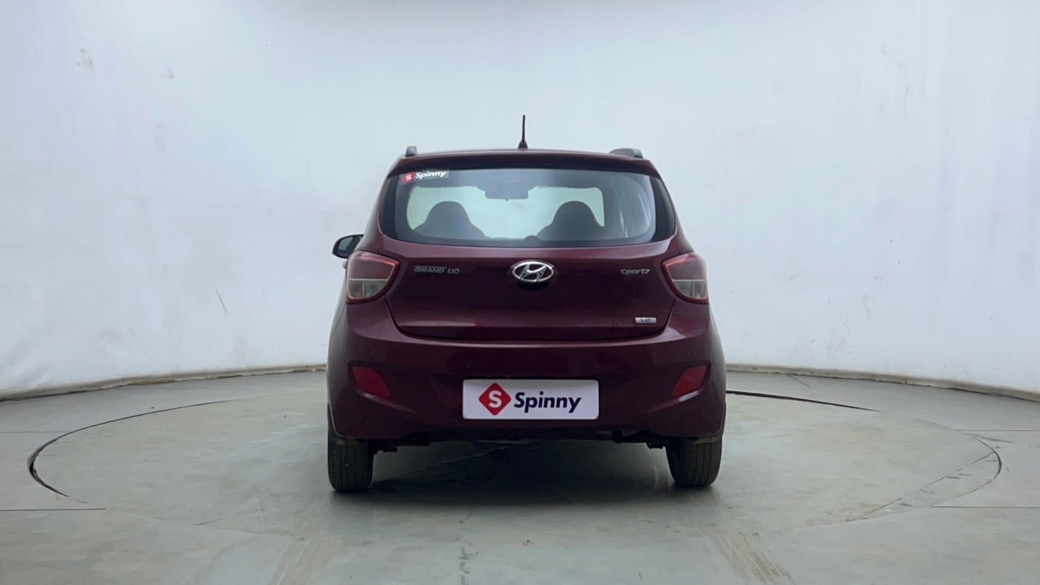 Used 2014 Hyundai Grand i10 Sportz 1.2 Kappa VTVT Petrol Manual exterior BACK VIEW