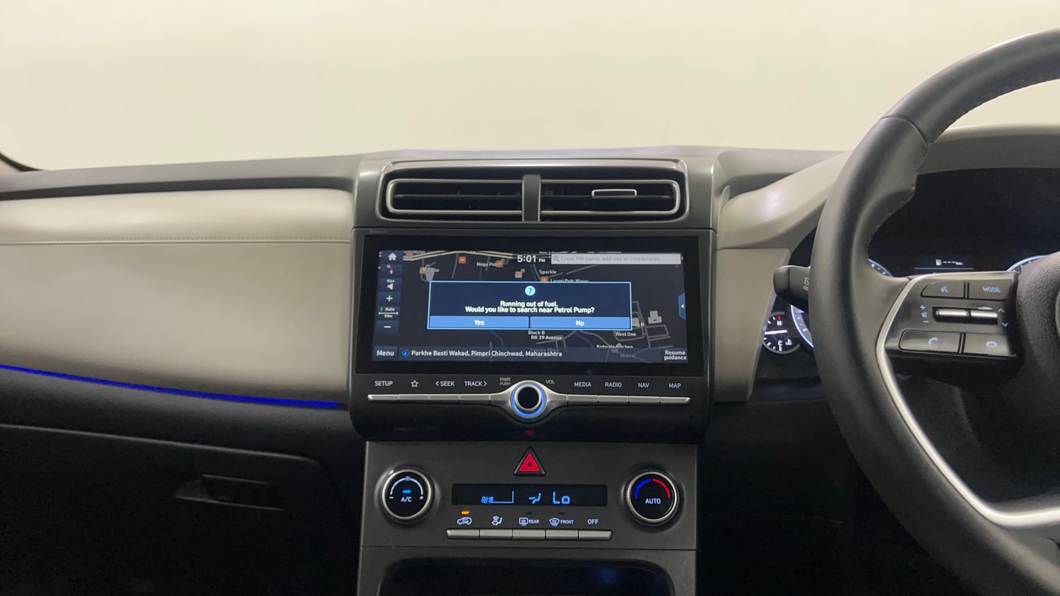 Used 2022 Hyundai Creta SX 1.5 Petrol Petrol Manual interior MUSIC SYSTEM & AC CONTROL VIEW