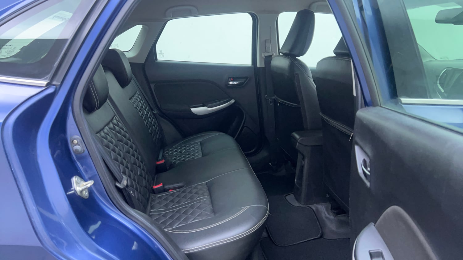 Used 2018 Maruti Suzuki Baleno Alpha 1.2 Petrol Manual interior RIGHT SIDE REAR DOOR CABIN VIEW