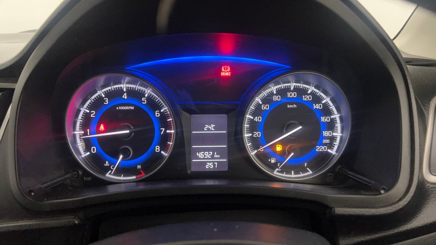 Used 2019 Maruti Suzuki Baleno Delta Petrol Manual interior CLUSTERMETER VIEW