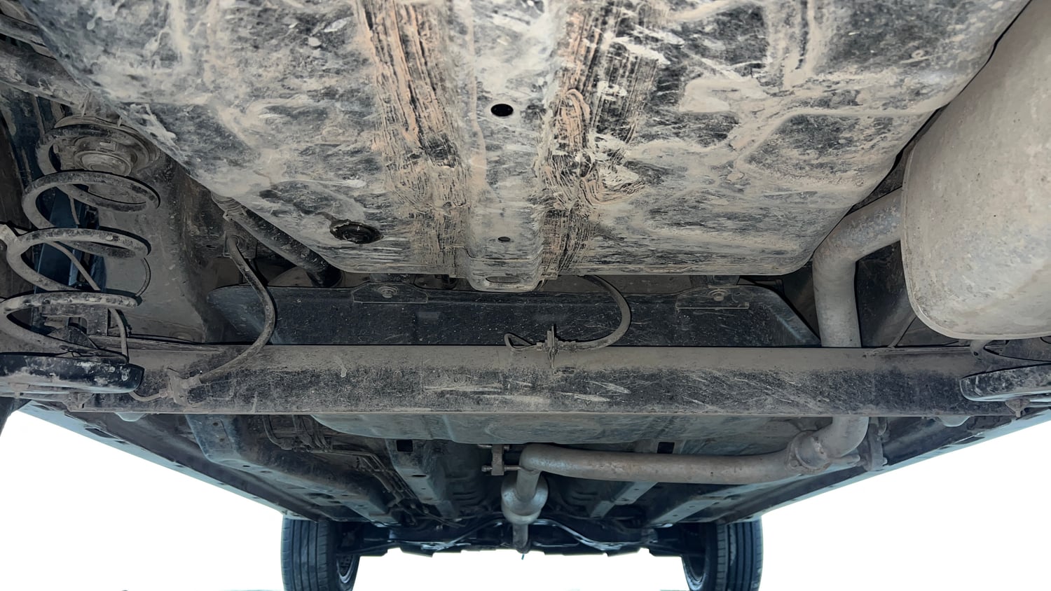 Used 2023 Tata Nexon XZA Plus (L) Petrol Automatic extra REAR UNDERBODY VIEW (TAKEN FROM REAR)