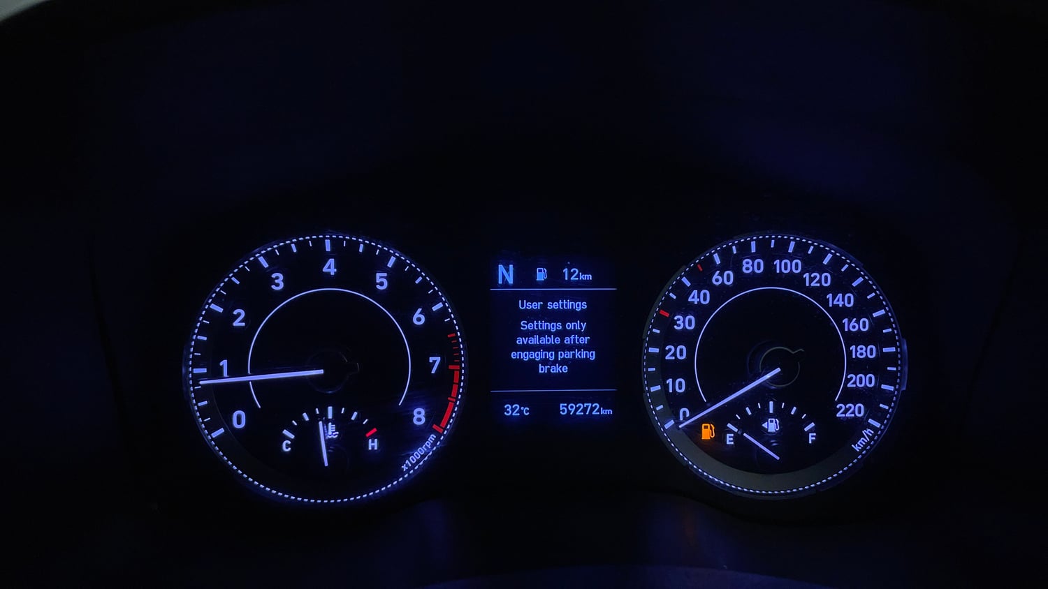 Used 2020 Hyundai Venue SX (O) 1.0 Turbo iMT Petrol Manual interior CLUSTERMETER VIEW