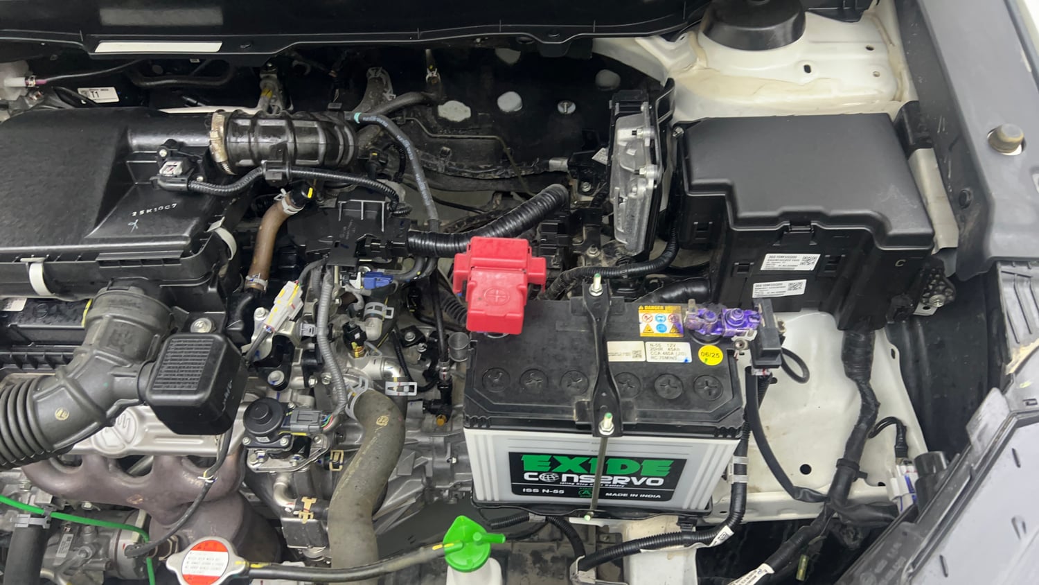 Used 2025 Maruti Suzuki Grand Vitara Delta Smart Hybrid Petrol Manual engine ENGINE LEFT SIDE VIEW