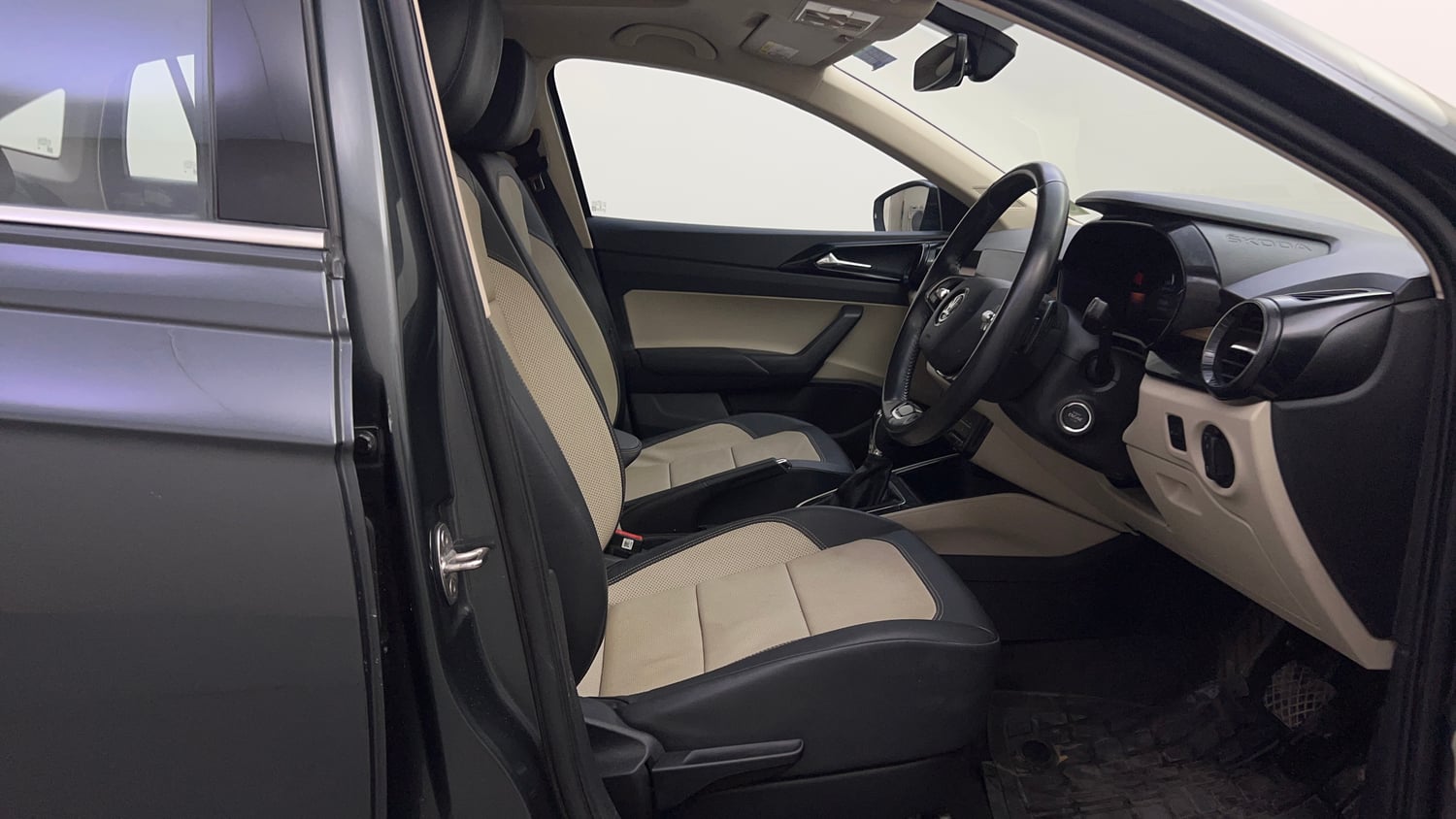 Used 2023 Skoda Slavia Style 1.5L TSI DSG Petrol Automatic interior RIGHT SIDE FRONT DOOR CABIN VIEW