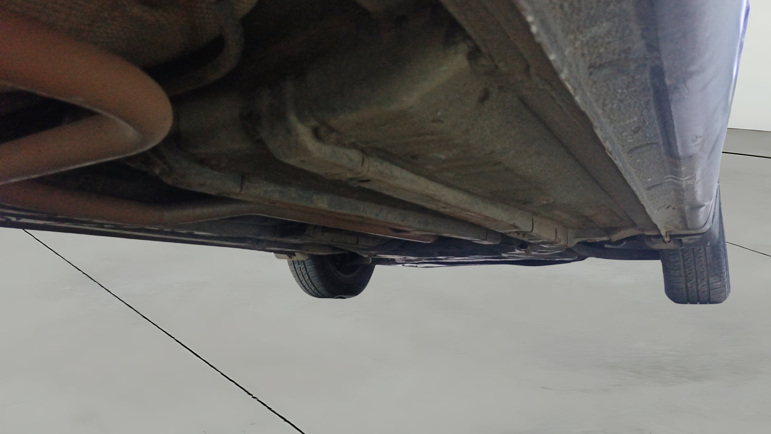Used 2018 Hyundai Elite i20 Sportz 1.2 Petrol Manual extra REAR RIGHT UNDERBODY VIEW