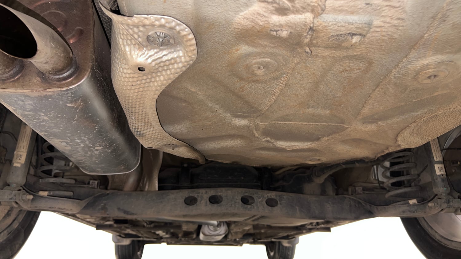 Used 2023 Skoda Slavia Style 1.5L TSI DSG Petrol Automatic extra REAR UNDERBODY VIEW (TAKEN FROM REAR)
