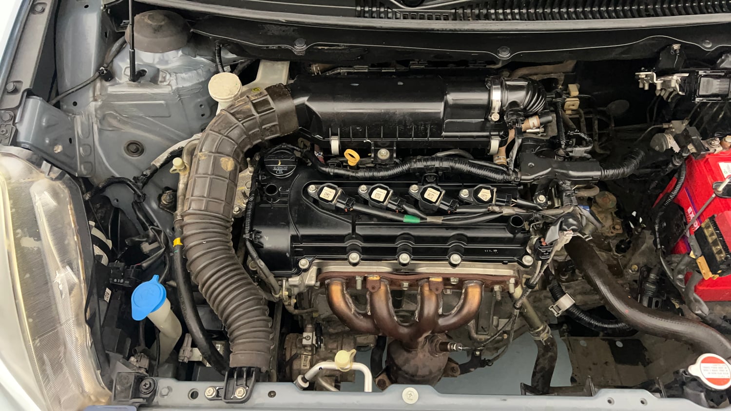 Used 2018 Maruti Suzuki Baleno Alpha 1.2 Petrol Manual engine ENGINE RIGHT SIDE VIEW