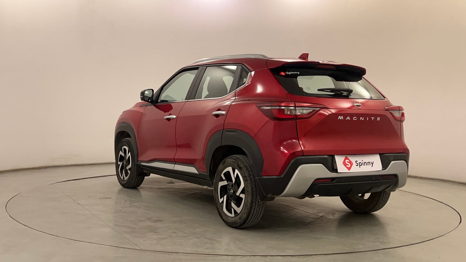Used 2023 Nissan Magnite XV Premium Petrol Manual exterior LEFT REAR CORNER VIEW