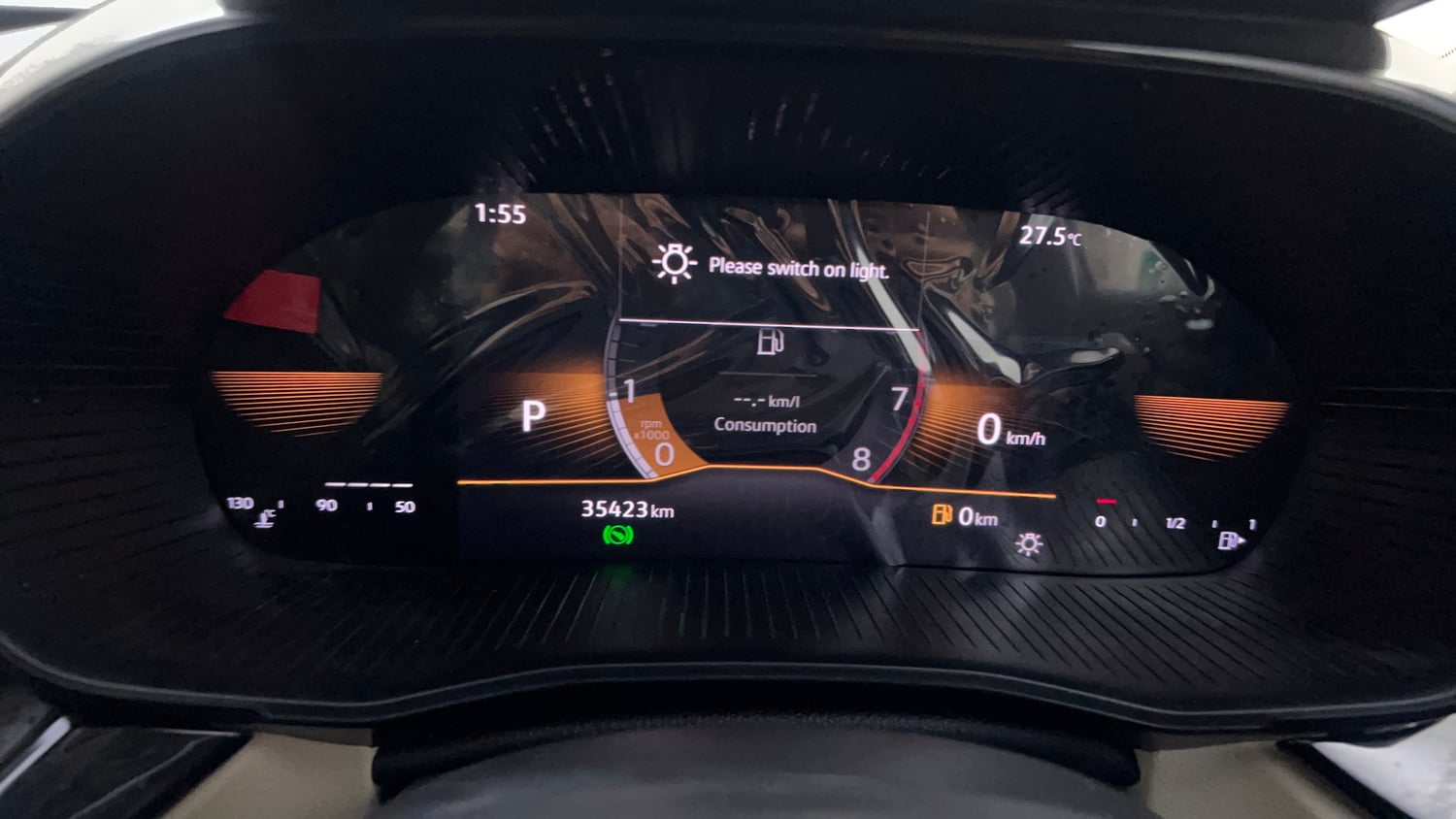 Used 2023 Skoda Slavia Style 1.5L TSI DSG Petrol Automatic interior CLUSTERMETER VIEW