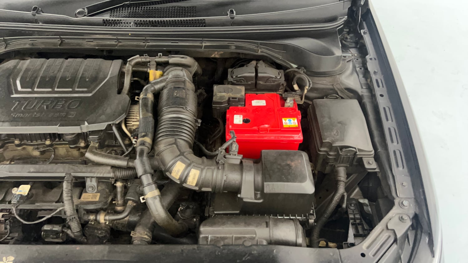 Used 2023 Hyundai Verna SX (O) 1.5 Turbo Petrol DCT Petrol Automatic engine ENGINE LEFT SIDE VIEW