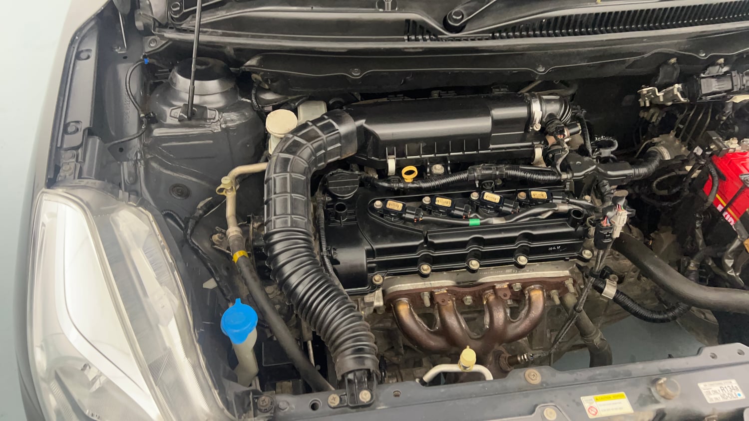 Used 2017 Maruti Suzuki Baleno Zeta 1.2 Petrol Manual engine ENGINE RIGHT SIDE VIEW