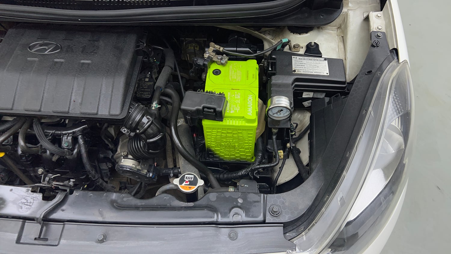 Used 2021 Hyundai Aura S 1.2 CNG Cng Manual engine ENGINE LEFT SIDE VIEW