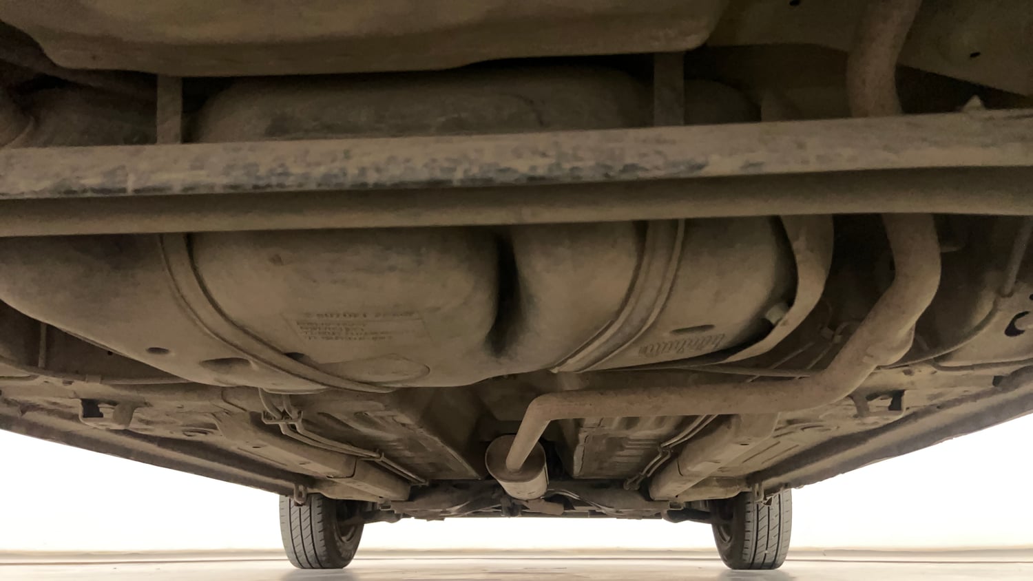 Used 2017 Maruti Suzuki Celerio VXi AMT Petrol Automatic extra REAR UNDERBODY VIEW (TAKEN FROM REAR)