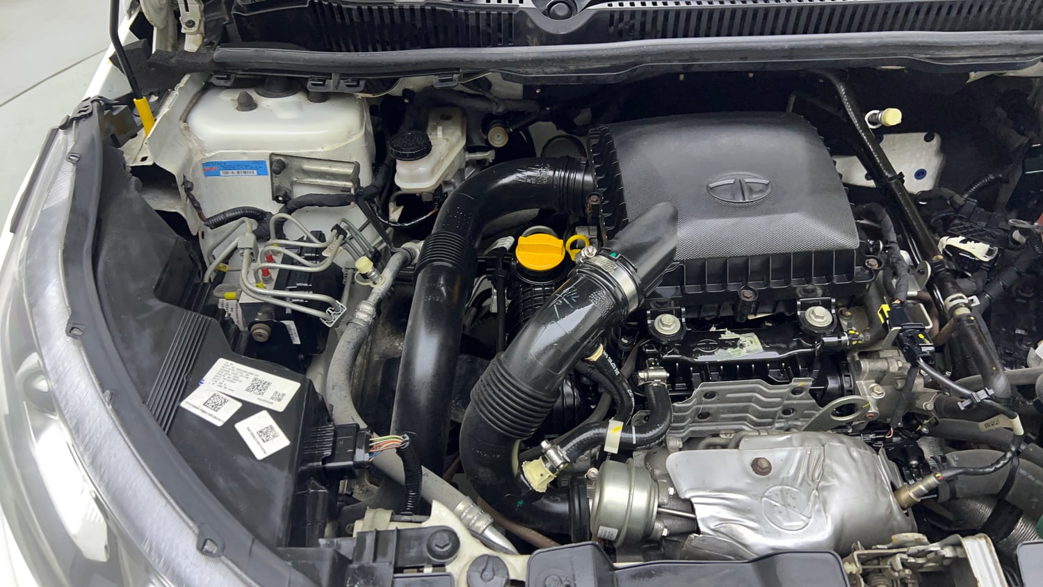 Used 2023 Tata Nexon XZA Plus (L) Petrol Automatic engine ENGINE RIGHT SIDE VIEW