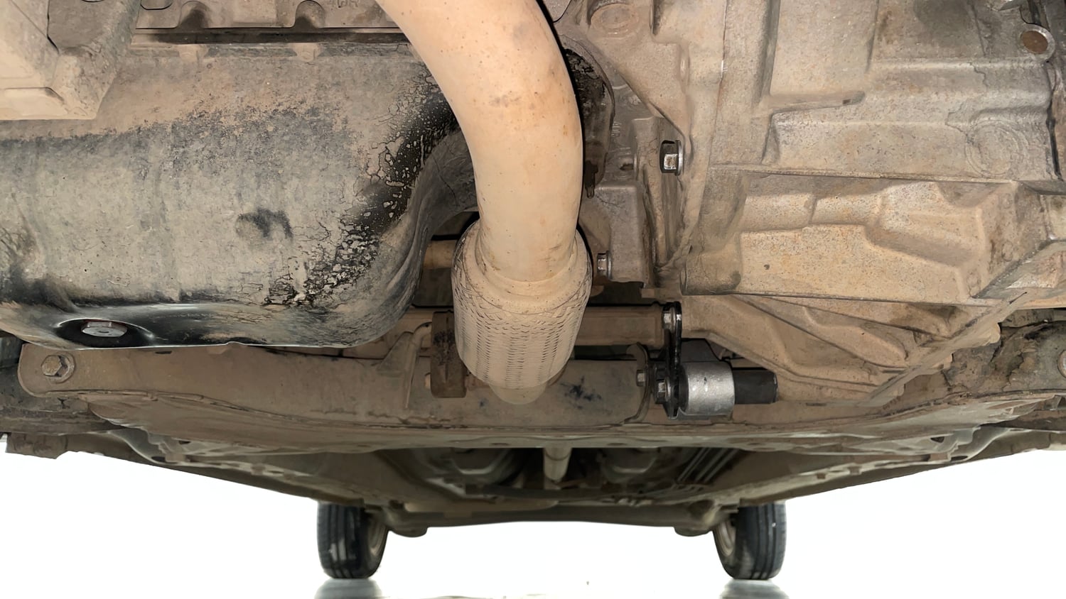 Used 2016 Ford Figo Aspire Titanium1.5 TDCi Diesel Manual extra FRONT LEFT UNDERBODY VIEW