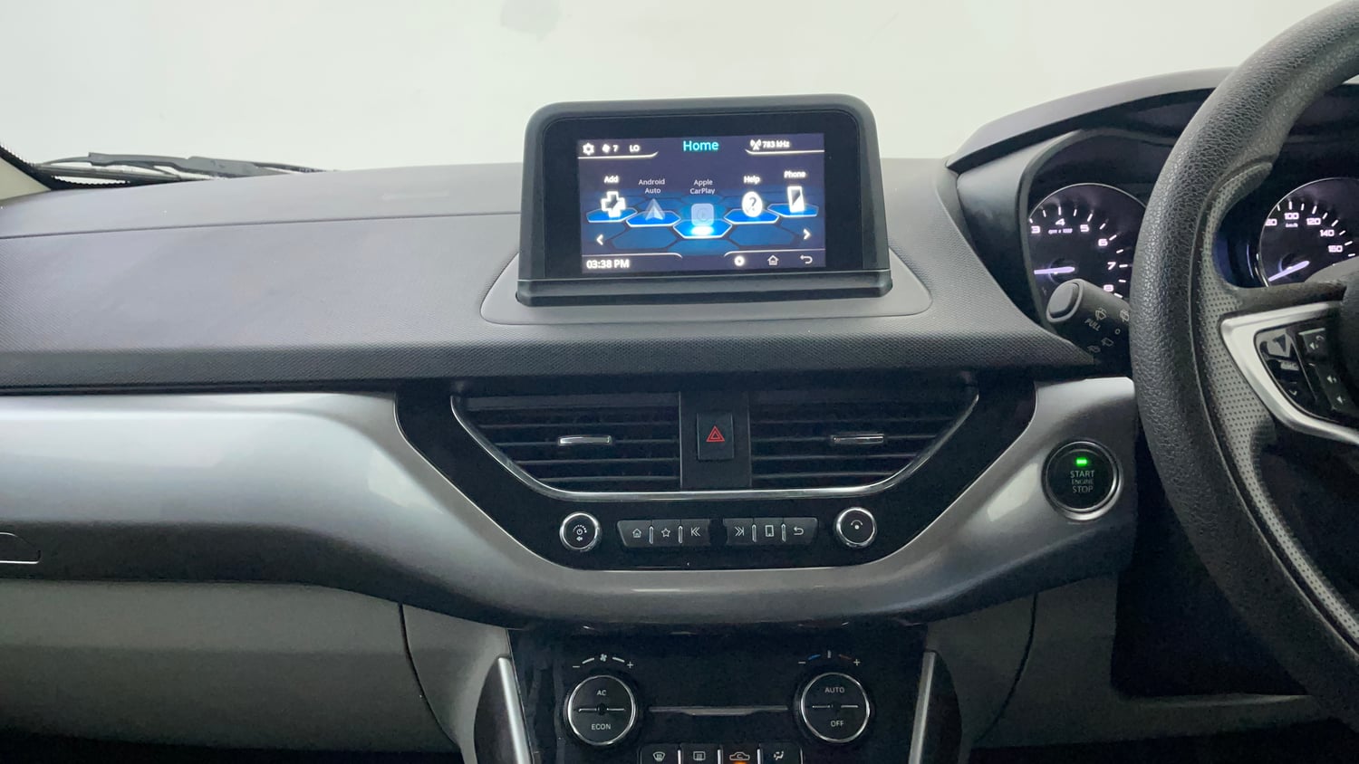 Used 2019 Tata Nexon XZ Plus Petrol Manual interior MUSIC SYSTEM & AC CONTROL VIEW