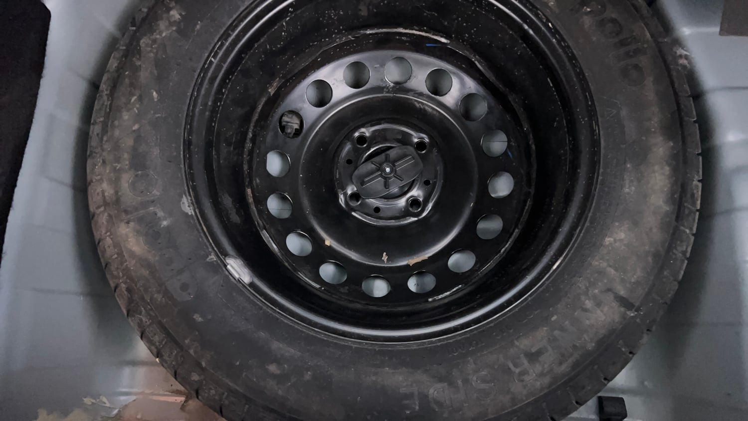 Used 2023 Tata Punch Adventure AMT Petrol Automatic tyres SPARE TYRE VIEW