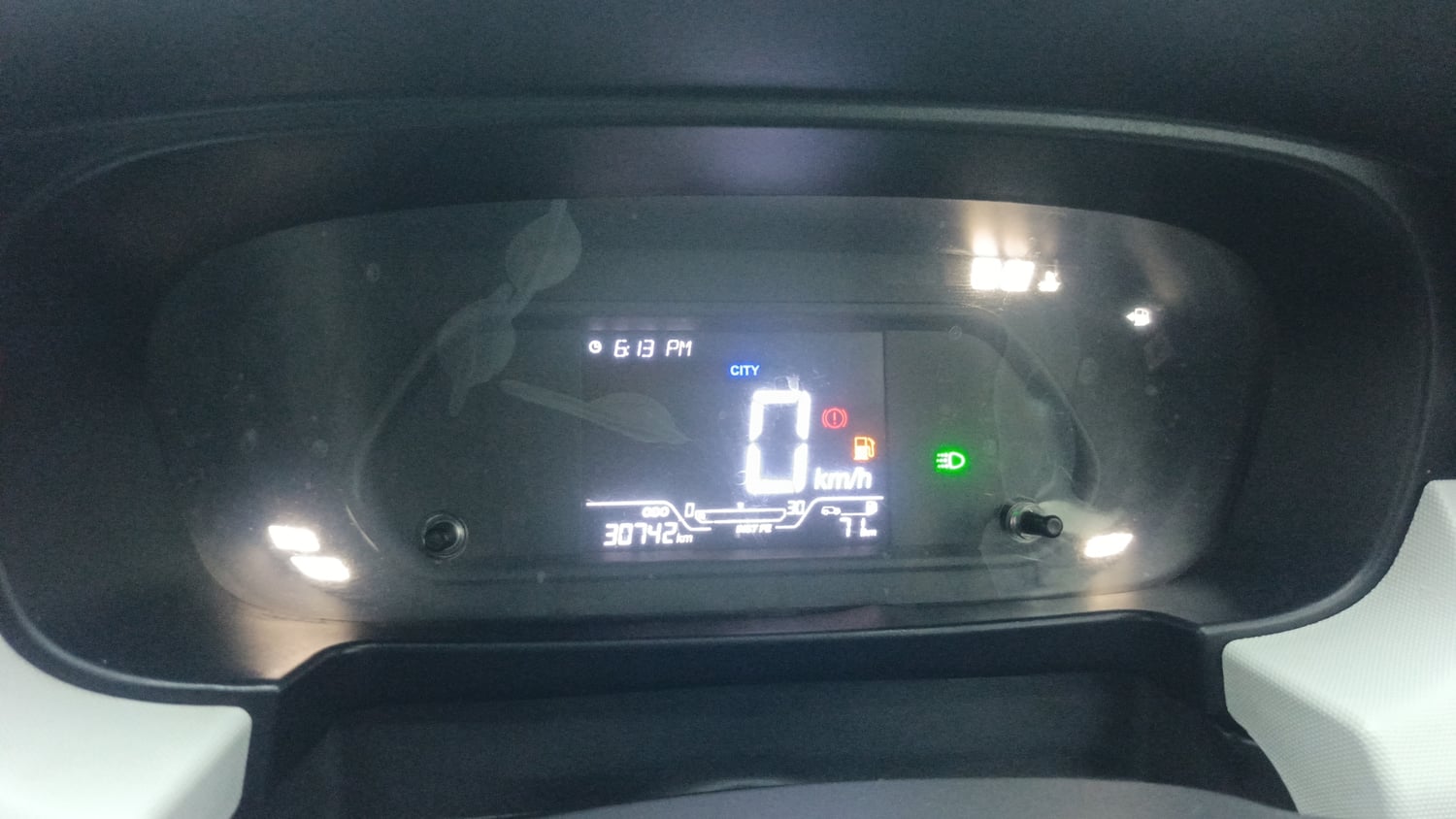 Used 2024 Tata Punch Accomplished Dazzle Pack MT Petrol Manual interior CLUSTERMETER VIEW