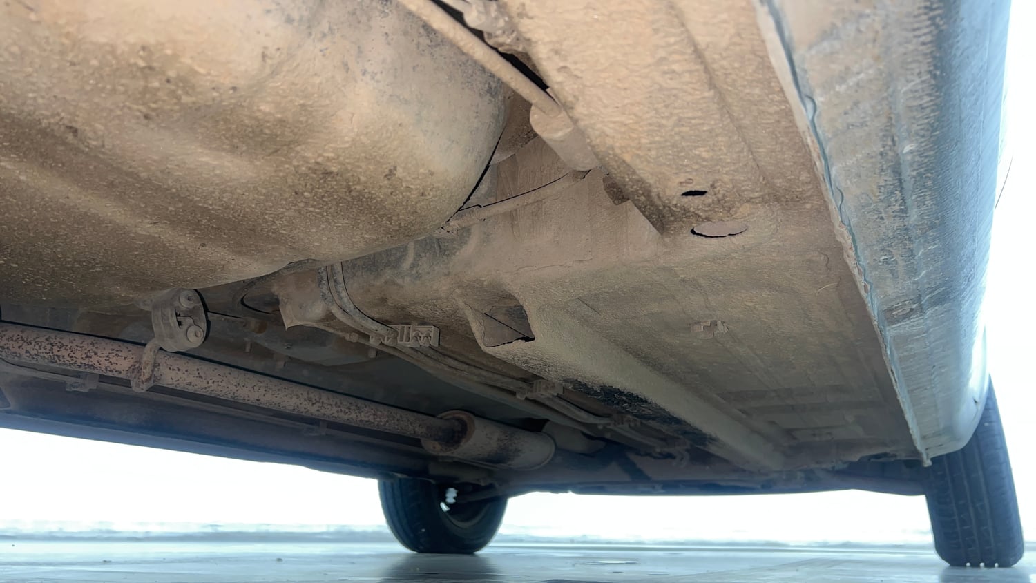 Used 2021 Datsun Redi-GO A Petrol Manual extra REAR RIGHT UNDERBODY VIEW