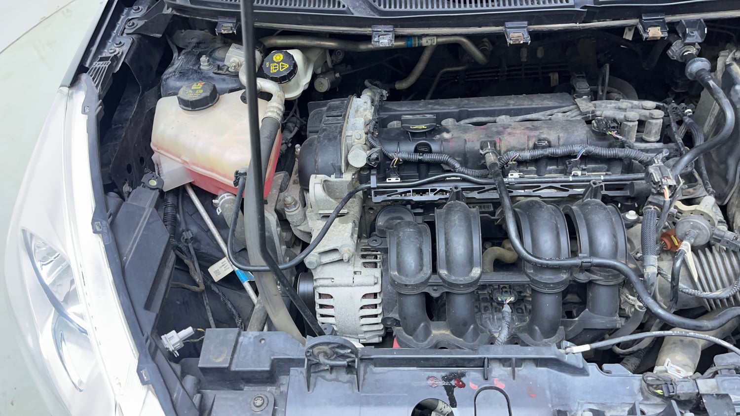 Used 2018 Ford Figo Aspire Trend 1.2 Ti-VCT Petrol Manual engine ENGINE RIGHT SIDE VIEW