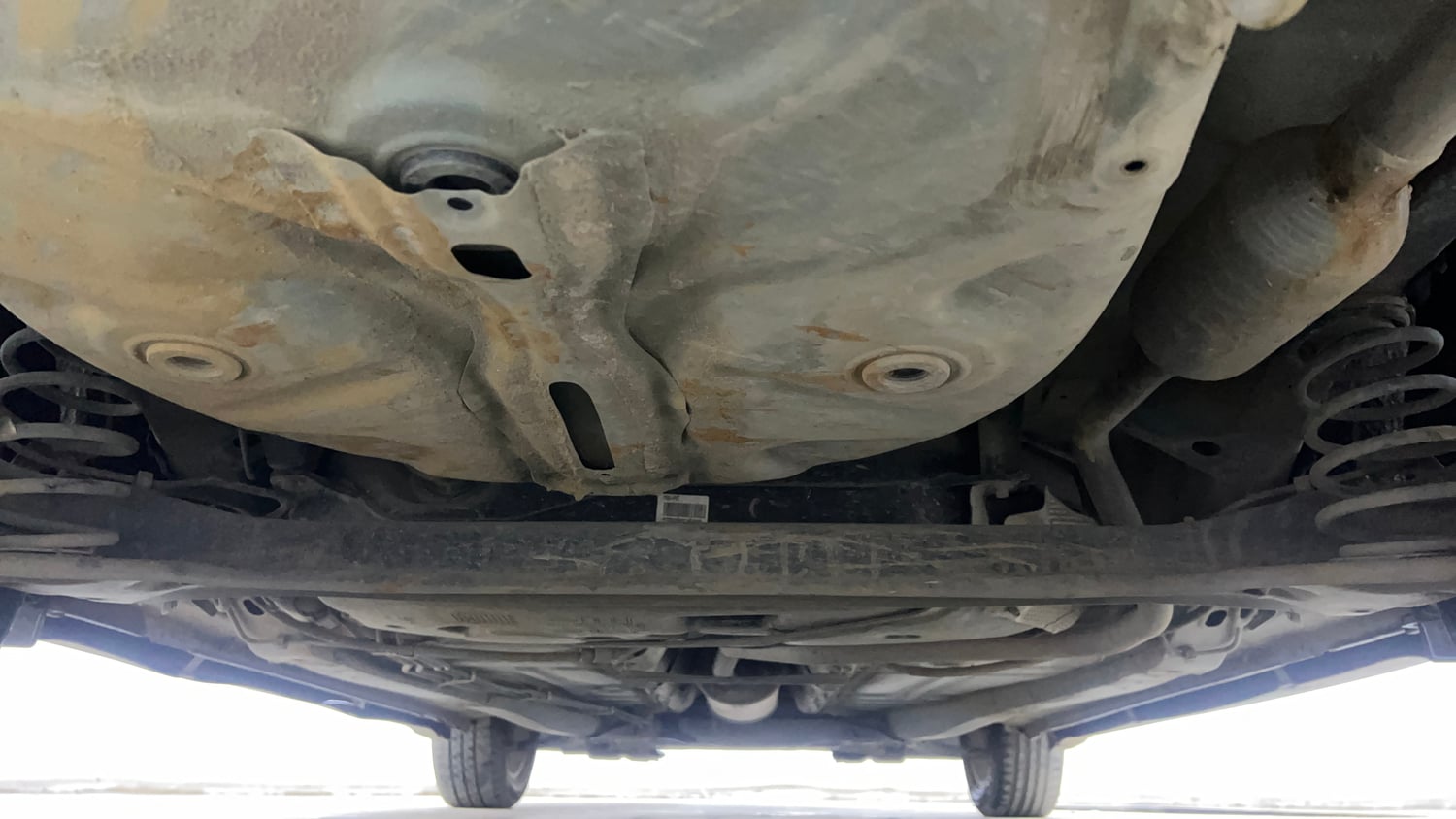 Used 2018 Maruti Suzuki Baleno Alpha 1.2 Petrol Manual extra REAR UNDERBODY VIEW (TAKEN FROM REAR)