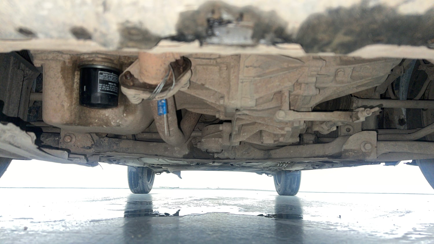 Used 2019 Maruti Suzuki Baleno Delta Petrol Manual extra FRONT LEFT UNDERBODY VIEW