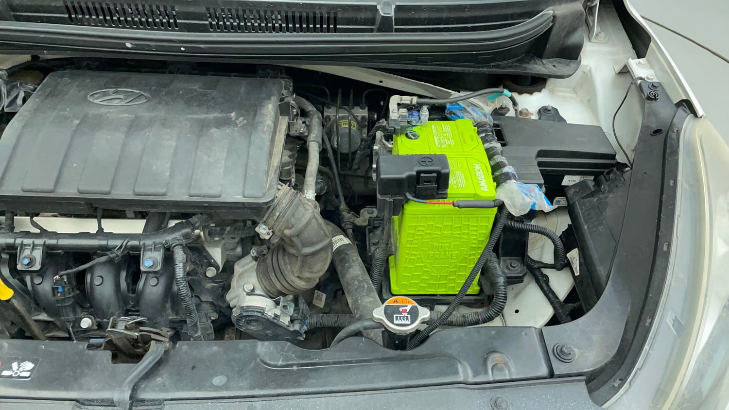 Used 2021 Hyundai Grand i10 Nios Sportz 1.2 Kappa VTVT Petrol Manual engine ENGINE LEFT SIDE VIEW