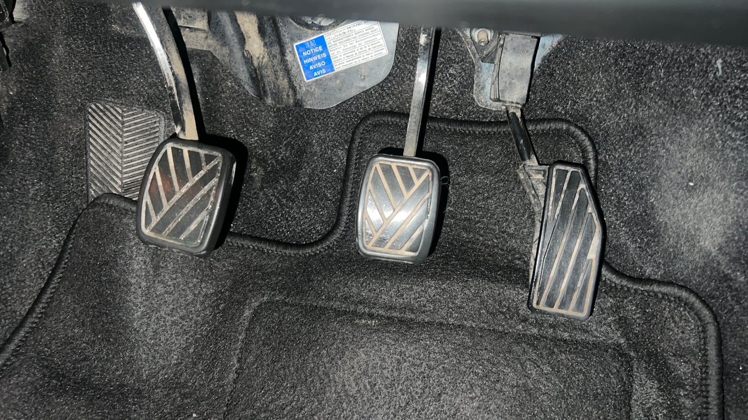 Used 2017 Maruti Suzuki Baleno Zeta 1.2 Petrol Manual interior PEDALS VIEW