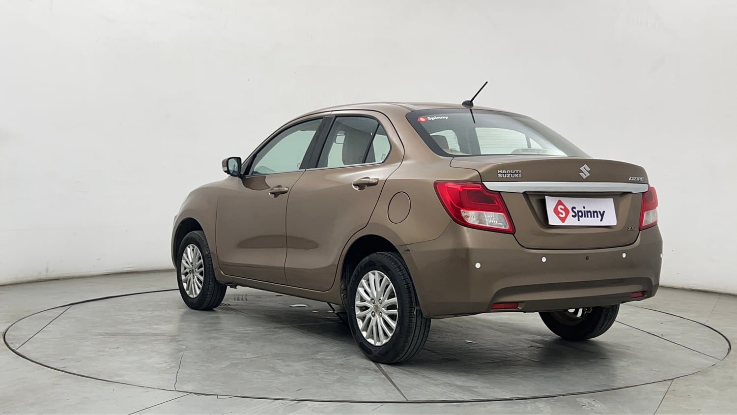 Used 2017 Maruti Suzuki Dzire ZXi Petrol Manual exterior LEFT REAR CORNER VIEW