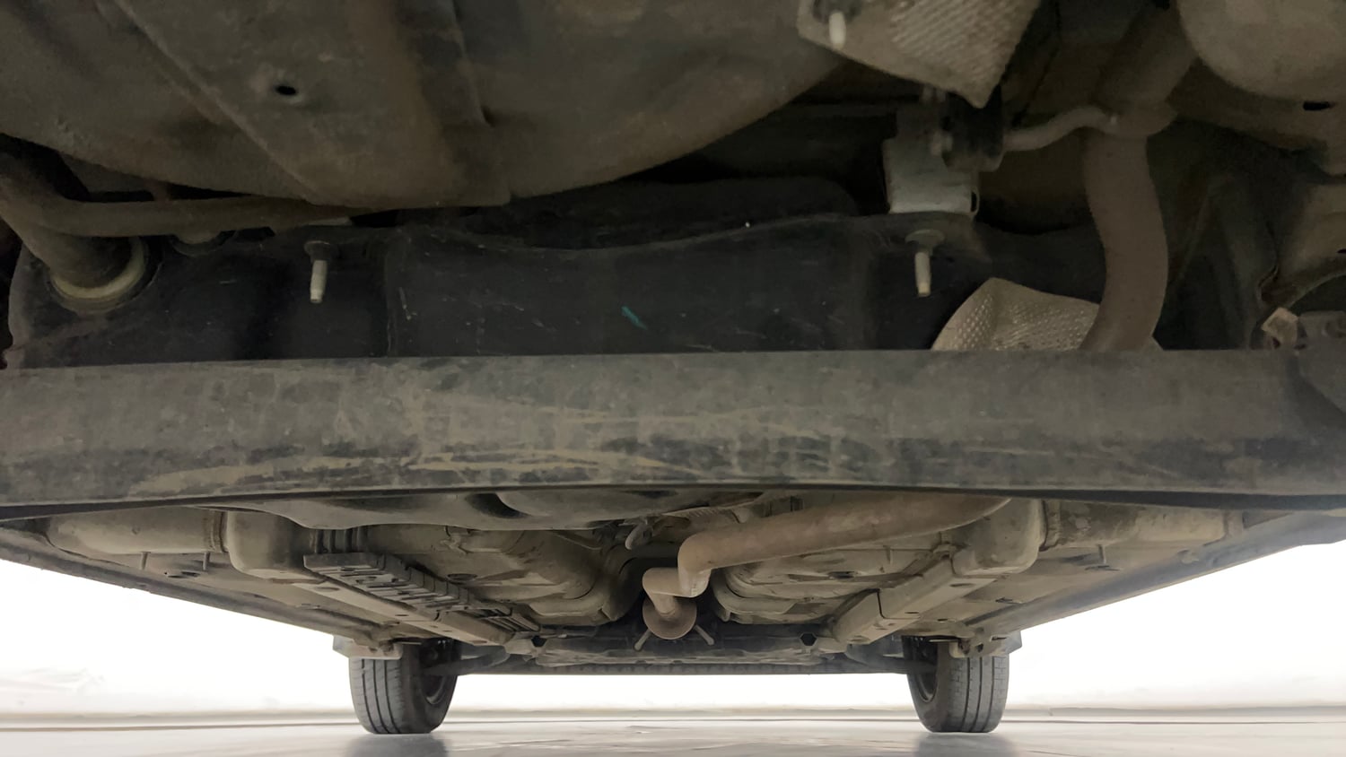 Used 2021 Hyundai Santro Asta Petrol Manual extra REAR UNDERBODY VIEW (TAKEN FROM REAR)