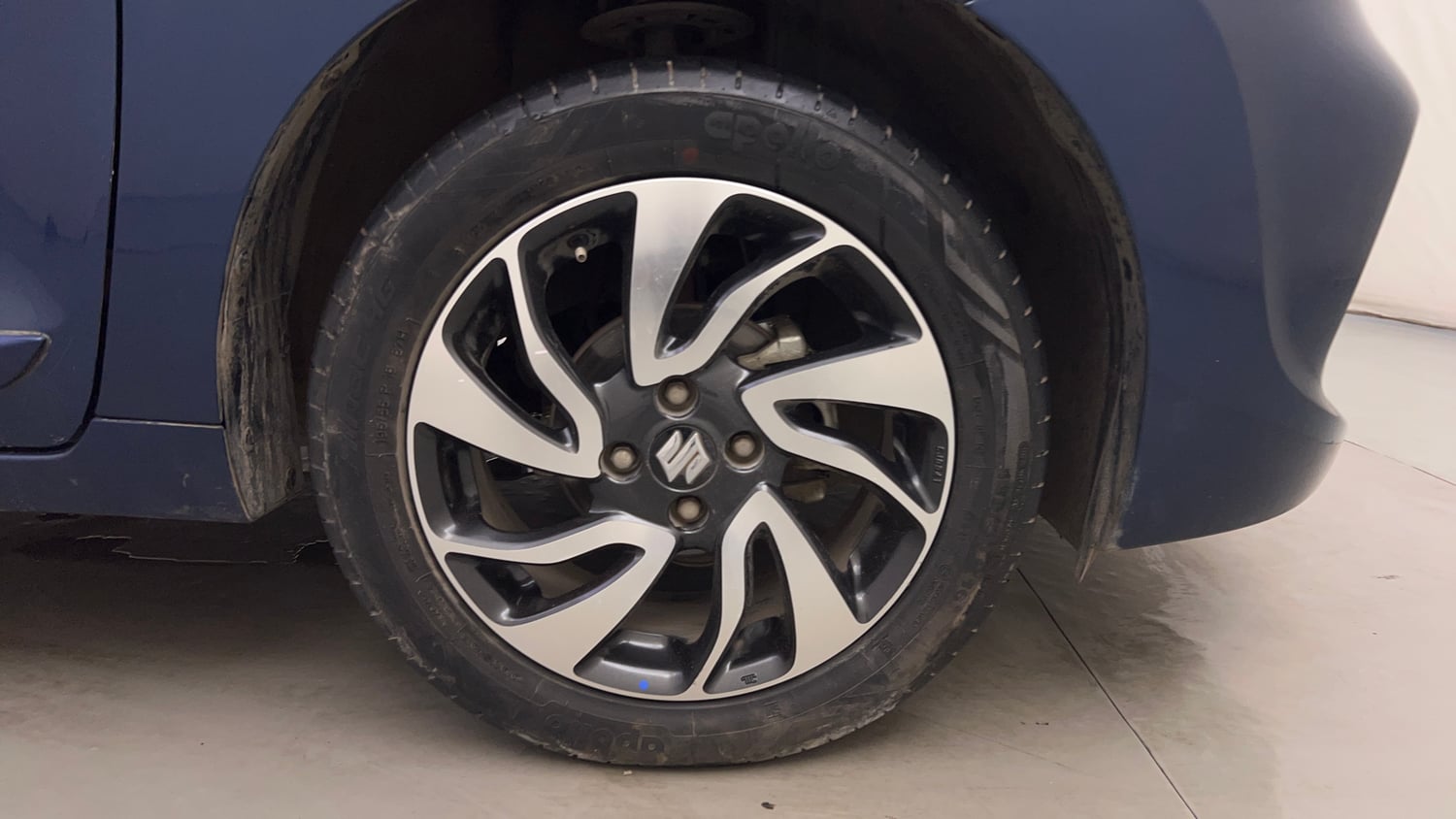 Used 2021 Maruti Suzuki Baleno Alpha Automatic Petrol Automatic tyres RIGHT FRONT TYRE RIM VIEW