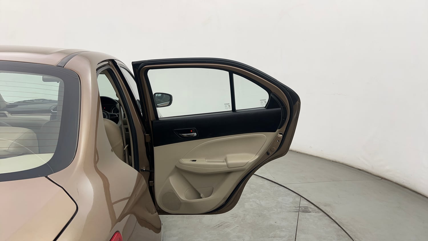 Used 2017 Maruti Suzuki Dzire ZXi Petrol Manual interior RIGHT REAR DOOR OPEN VIEW