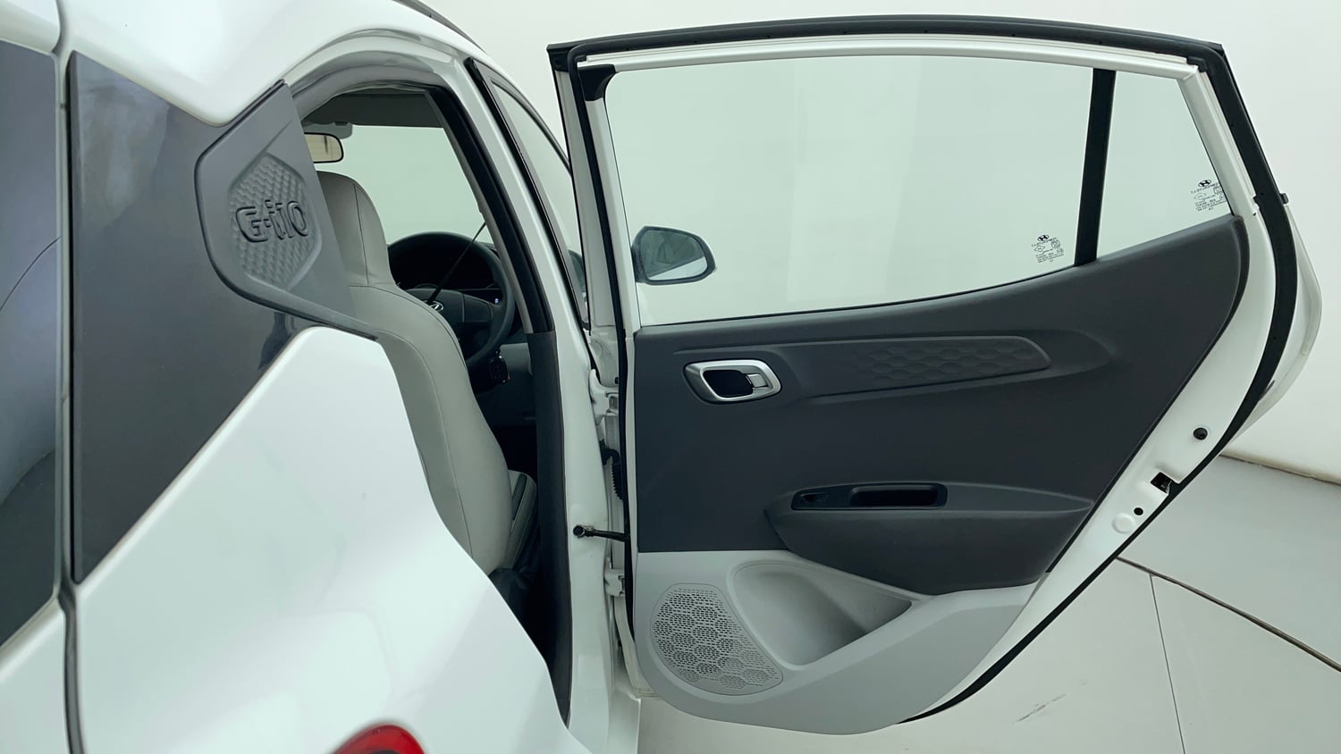 Used 2021 Hyundai Grand i10 Nios Sportz 1.2 Kappa VTVT Petrol Manual interior RIGHT REAR DOOR OPEN VIEW