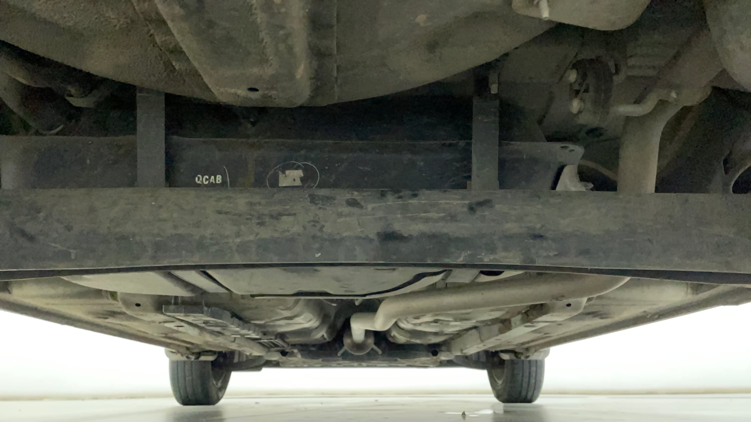 Used 2021 Hyundai Grand i10 Nios Sportz 1.2 Kappa VTVT Petrol Manual extra REAR UNDERBODY VIEW (TAKEN FROM REAR)