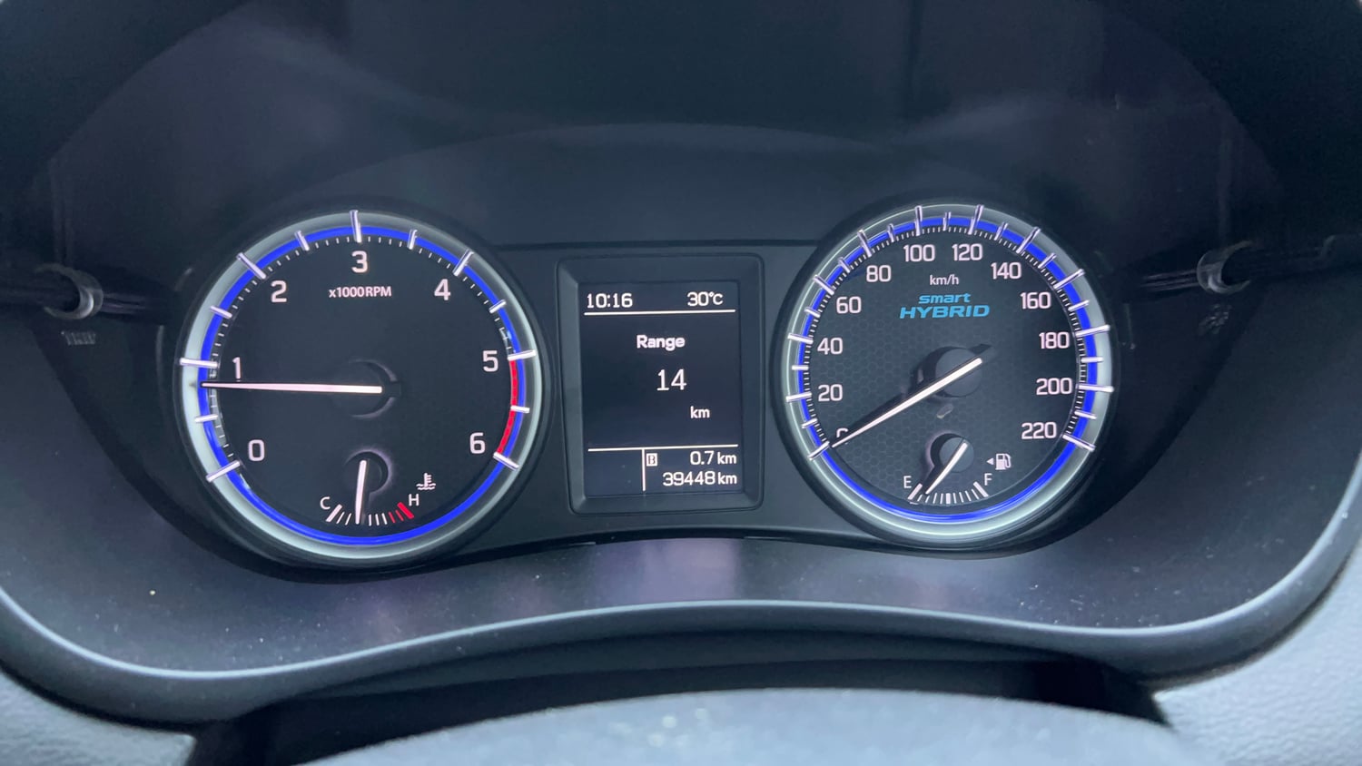 Used 2018 Maruti Suzuki S-Cross Zeta 1.3 Diesel Manual interior CLUSTERMETER VIEW