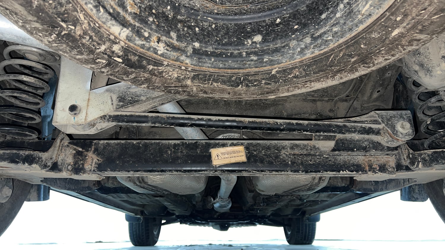 Used 2023 Tata Harrier XT Plus Diesel Manual extra REAR UNDERBODY VIEW (TAKEN FROM REAR)