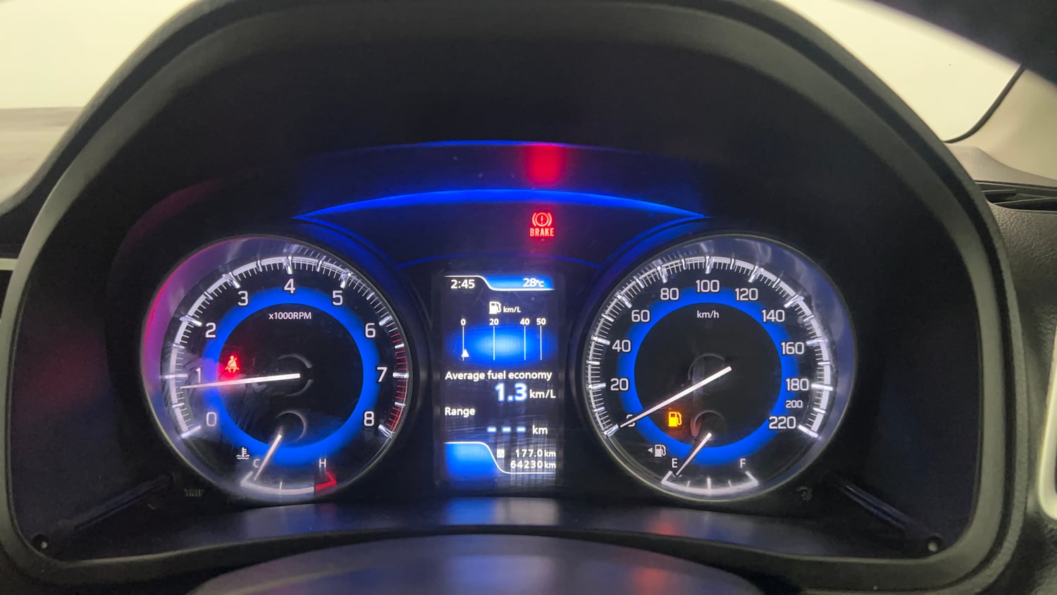 Used 2018 Maruti Suzuki Baleno Alpha 1.2 Petrol Manual interior CLUSTERMETER VIEW