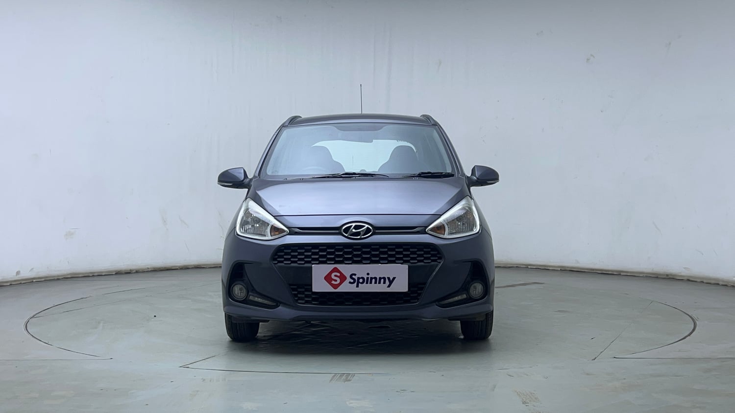 Used 2017 Hyundai Grand i10 Sportz (O) AT 1.2 Kappa VTVT Petrol Automatic exterior FRONT VIEW