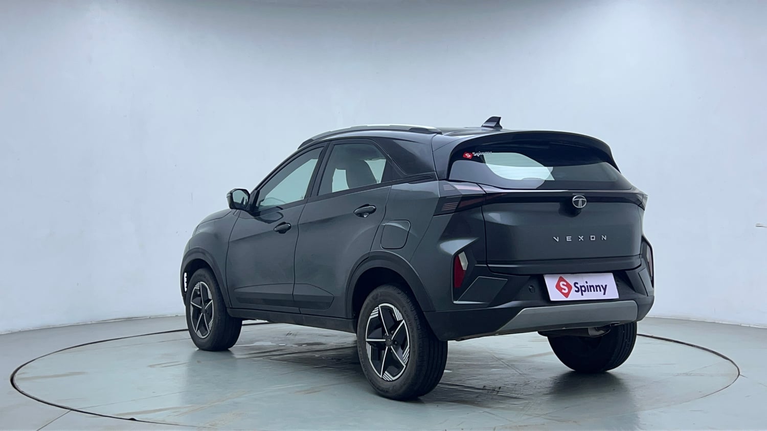 Used 2025 Tata Nexon Fearless Plus S 1.2 Revotron Petrol 7DCA DT Petrol Automatic exterior LEFT REAR CORNER VIEW