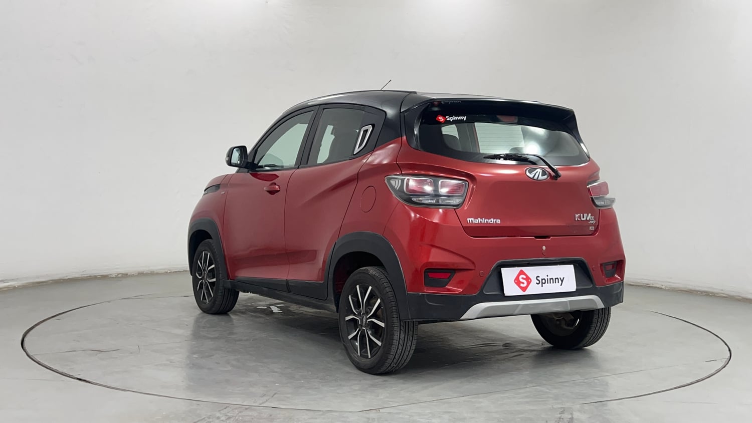 Used 2018 Mahindra KUV100 NXT K8 6 STR Petrol Manual exterior LEFT REAR CORNER VIEW