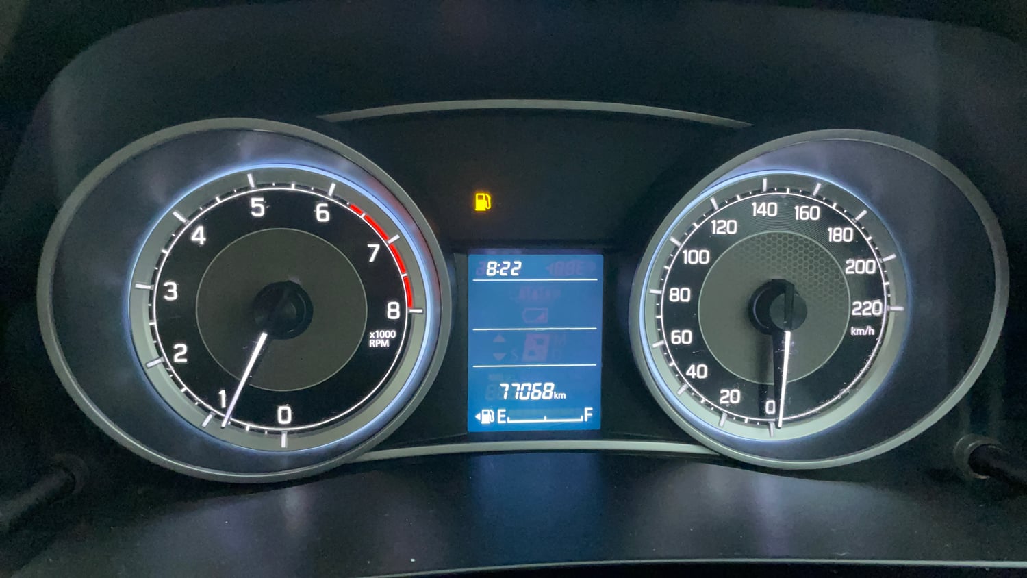 Used 2017 Maruti Suzuki Dzire VXi Petrol Manual interior CLUSTERMETER VIEW