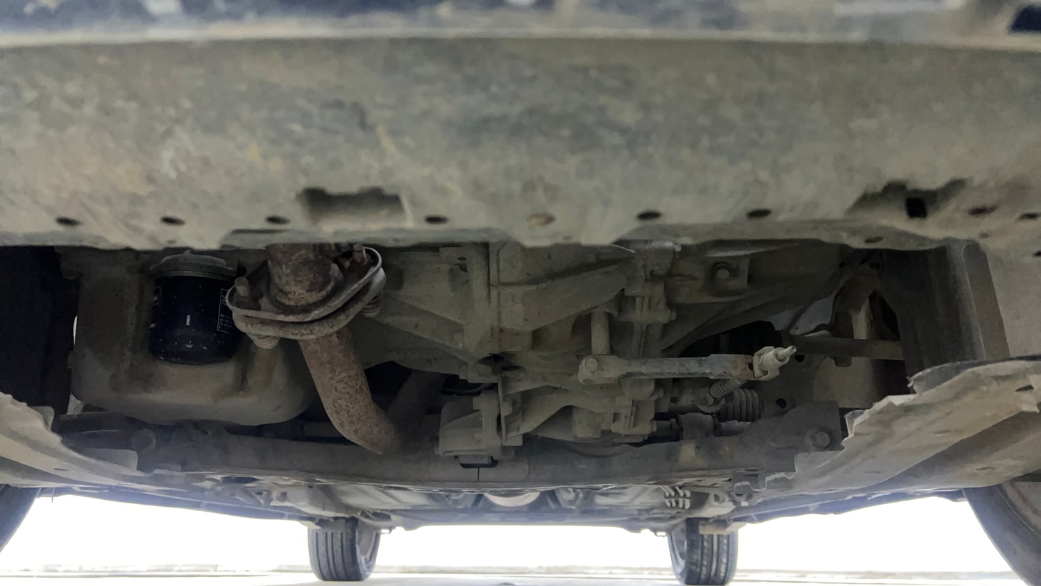 Used 2018 Maruti Suzuki Baleno Alpha 1.2 Petrol Manual extra FRONT LEFT UNDERBODY VIEW