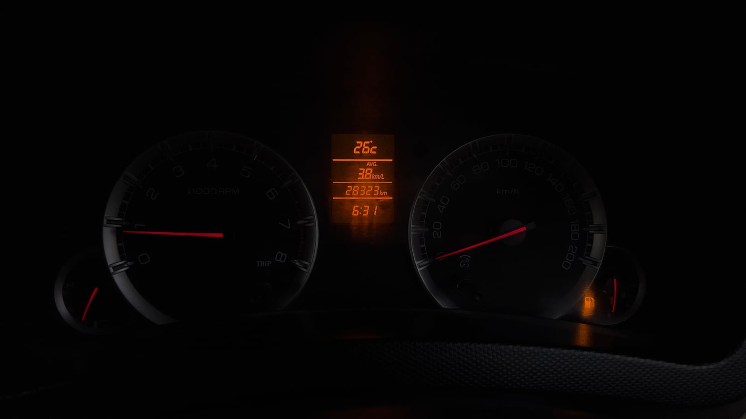 Used 2012 Maruti Suzuki Swift Dzire ZXI Petrol Manual interior CLUSTERMETER VIEW