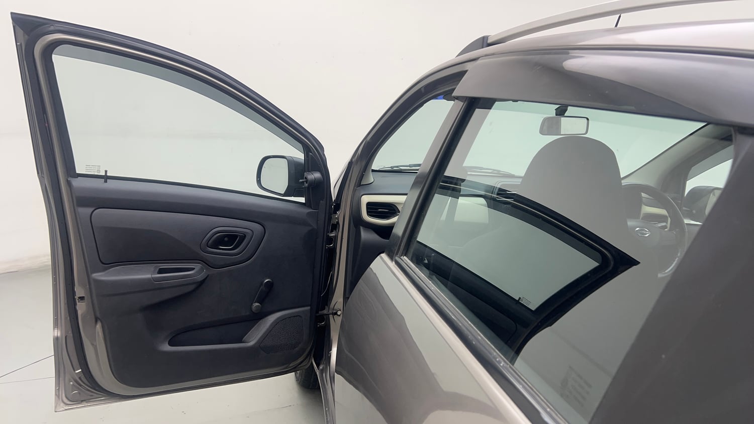 Used 2021 Datsun Redi-GO A Petrol Manual interior LEFT FRONT DOOR OPEN VIEW