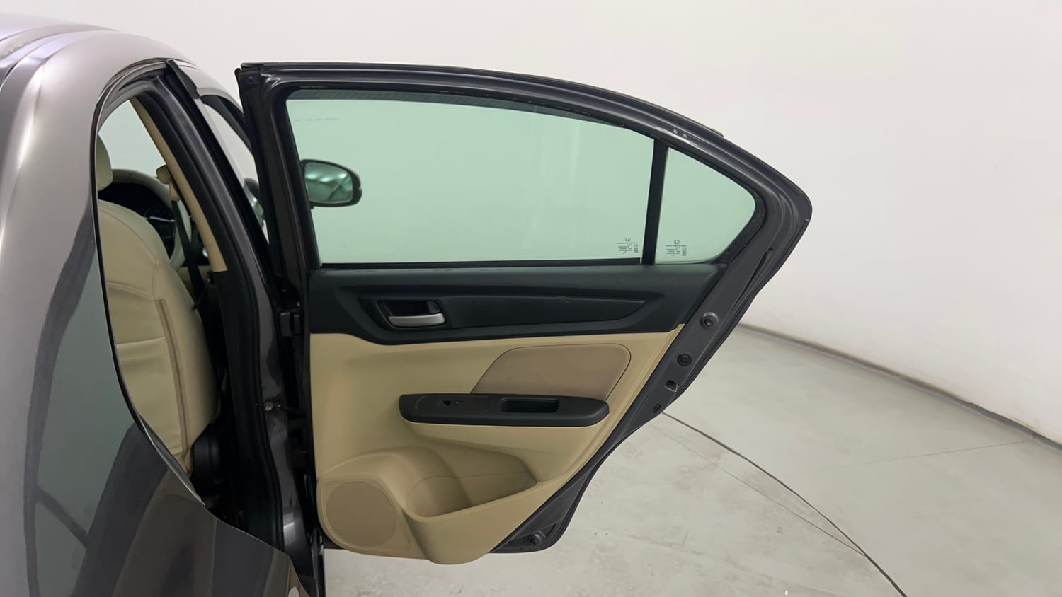 Used 2021 Honda Amaze 1.2 VX CVT Petrol Petrol Automatic interior RIGHT REAR DOOR OPEN VIEW