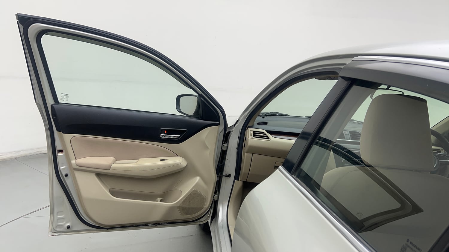 Used 2017 Maruti Suzuki Dzire VXi Petrol Manual interior LEFT FRONT DOOR OPEN VIEW