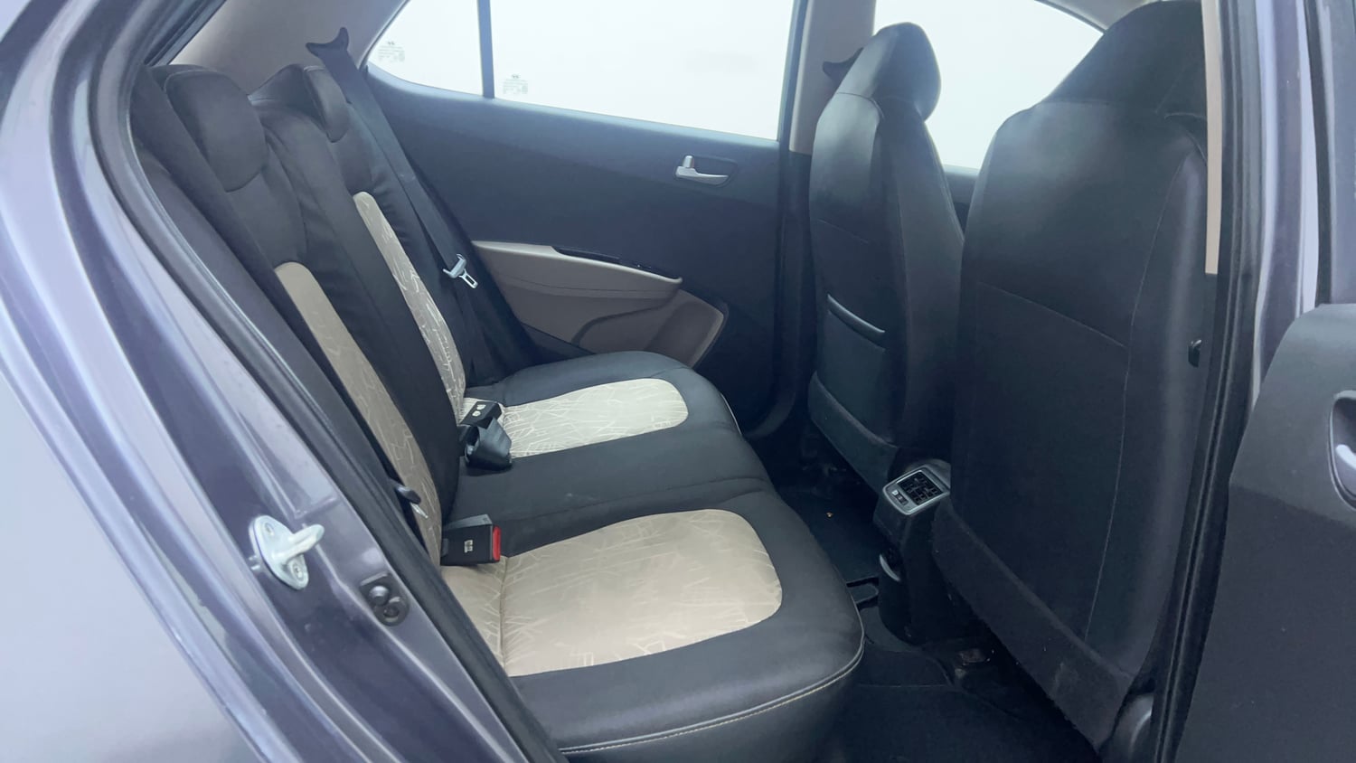 Used 2017 Hyundai Grand i10 Sportz (O) AT 1.2 Kappa VTVT Petrol Automatic interior RIGHT SIDE REAR DOOR CABIN VIEW