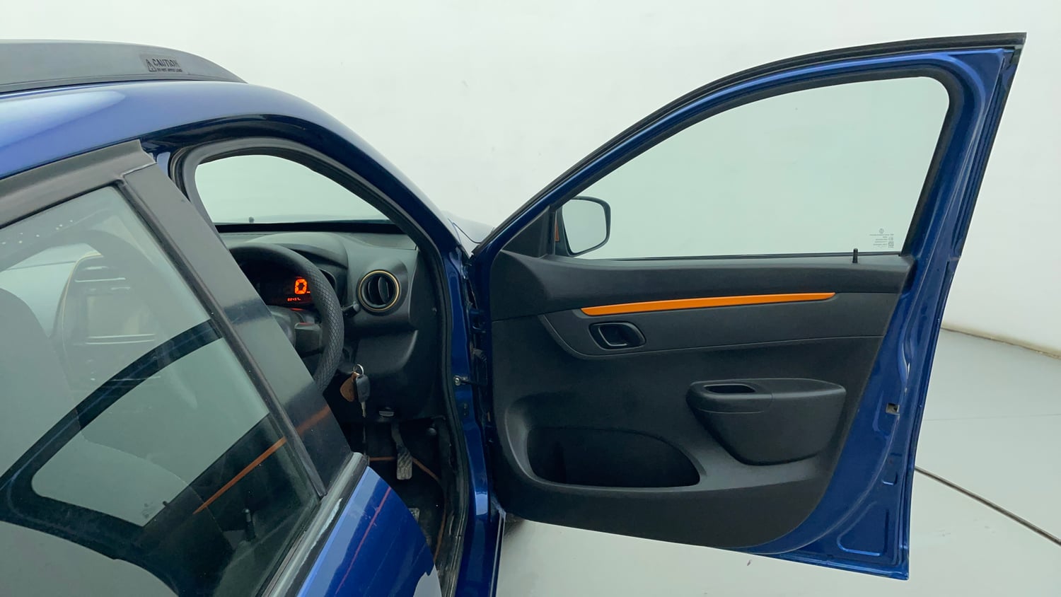 Used 2017 Renault Kwid CLIMBER 1.0 Petrol Manual interior RIGHT FRONT DOOR OPEN VIEW