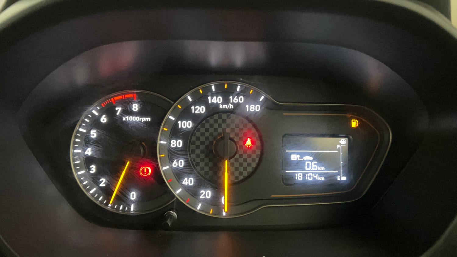 Used 2021 Hyundai Santro Asta Petrol Manual interior CLUSTERMETER VIEW